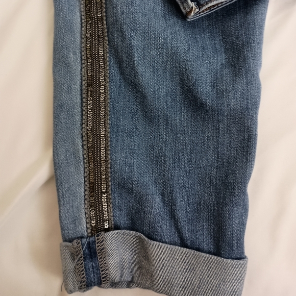 WHITE HOUSE BLACK MARKET Cropped Girlfriend Blue Jeans Preppy Clueless (#1,352) - Picture 9 of 9